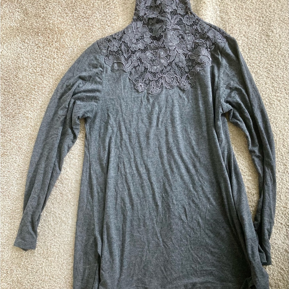 Soft Surroundings Lace Turtleneck Women's Top - image 2